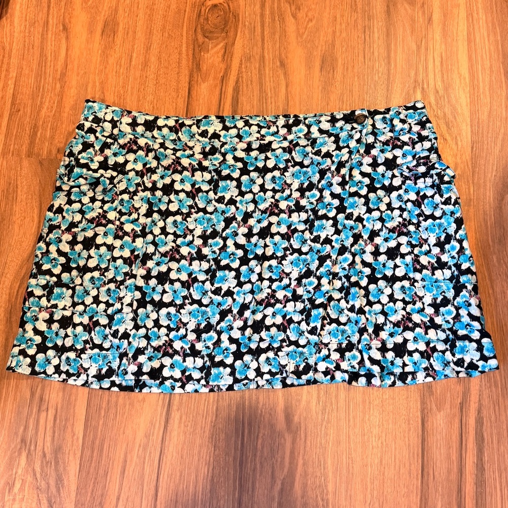 Future Collective Floral Wrap Skirt — Size 20